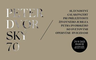 GALAKONCERT PETRA DVORSKÉHO pri príležitosti jeho životného jubilea