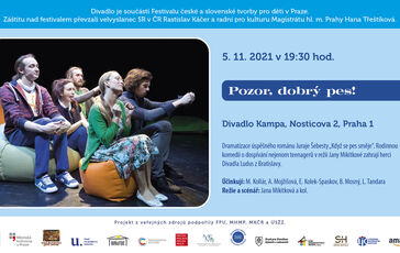 Srdečně vás zveme na rodinné představení o dospívaní nejenom teenagerů.