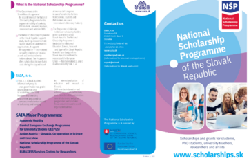 Národný štipendijný program Slovenskej republiky 22. 3. 2023