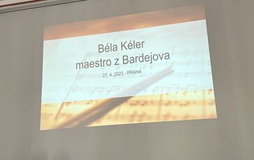 27. 4. 2023 Prezentácia knihy Béla Kéler - maestro z Bardejova