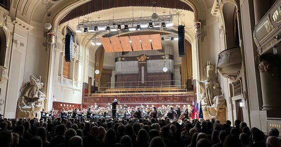 Slovenská filharmónia uvidela v Prahe slávnostný koncert