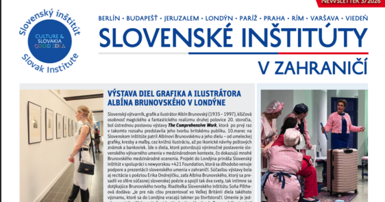 SLOVENSKÉ inštitúty v zahraničí NEWSLETTER 3/2026